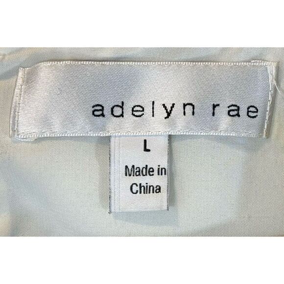 NWT Adelyn Rae Geometric Print Sheath Black & White Mini Dress  Large Women's - Picture 4 of 10